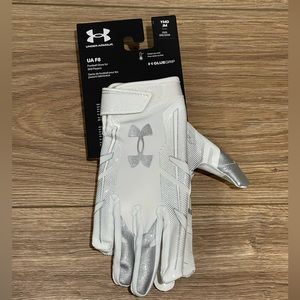 Under Armour youth football gloves NWT
